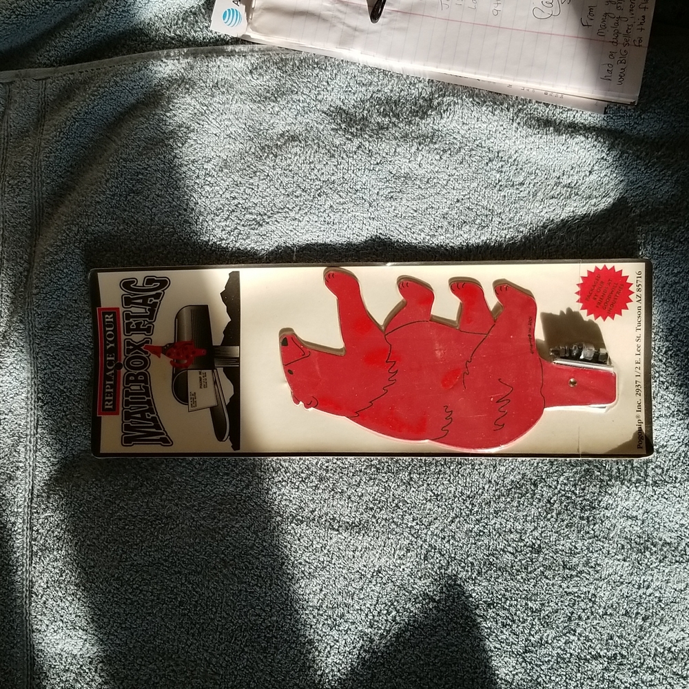 Pogonip Bear Mailbox Flag